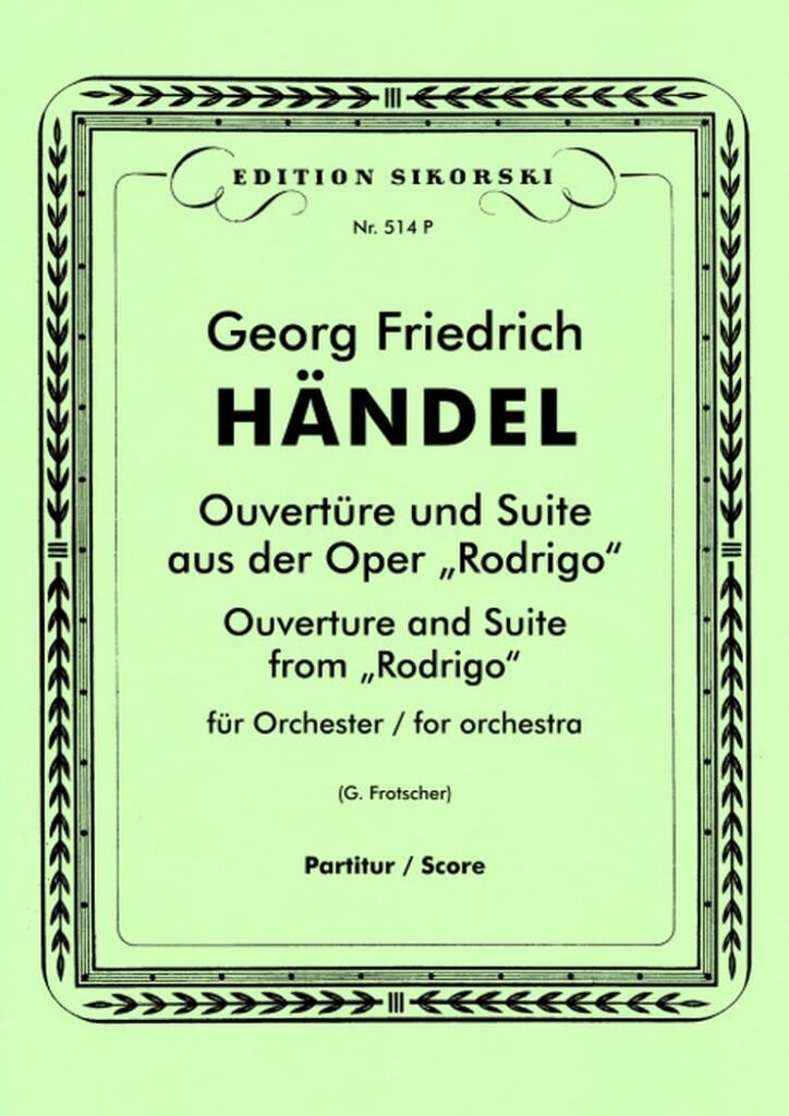 Ouvertüre und Suite aus der Oper 'Rodrigo'